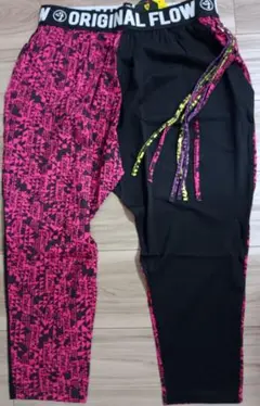 ズンバロゴカプリパンツ L