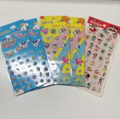 たまごっち　プチプチシール　クレヨンしんちゃん　セット売り　seria セリア