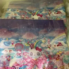 サンリオ 原宿 限定 ノベルティ 巾着 ポーチ 特典2点