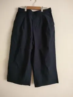 ネイビー ガウチョパンツ