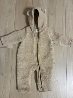 Baby GAP クマ耳 ボア ロンパース カバーオール0〜3M 50cm