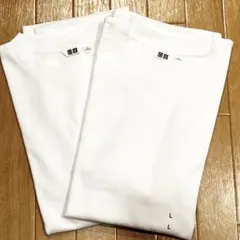 新品】UNIQLO エアリズムコットンオーバーサイズTシャツ　L　２枚セット