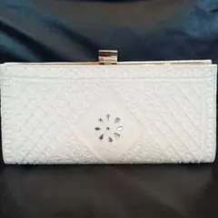 クラッチバッグ ビーズ 刺繍