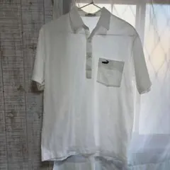 Crocodile ホワイト ポロシャツ