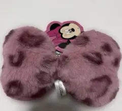 ミニー　ヒョウ柄　ピンク　ミラー付き　チャーム　ディズニー　アベイル