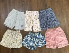 UNIQLO キッズ ハーフパンツ 6点セット まとめ売り　110センチ