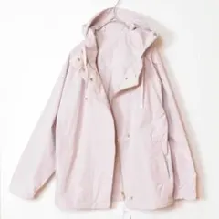 F 撥水加工 マウンテンパーカー ジップ ブルゾン ジャケット レディー/ピンク