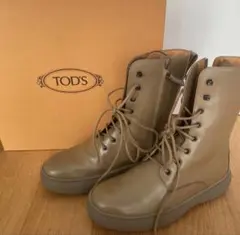 美品】TOD'S トッズ サボ ミュール レザー キャメル ブラウン - メルカリ