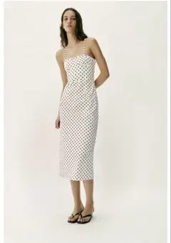 2026年最新】ZARA 柄：ドット レディース キャミワンピースの人気