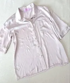 プチプラ♡正規品　ハニーミーハニー　パジャマサテンブラウス　ピンク