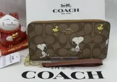 COACH 長財布 スヌーピーコラボ レディース 新品未使用のサムネイル