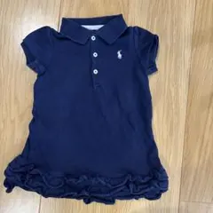 Ralph Lauren ネイビー フリルワンピースブルマセット 18M 女の子