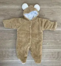 ⭐️タイムセール⭐️くま着ぐるみ　カバーオール　８０