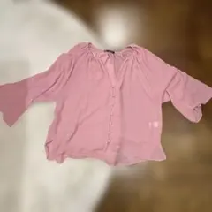 ZARA シースルーブラウス