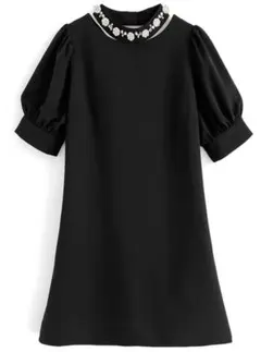 ビジューチョーカー風ミニワンピース[tu596] GRL