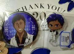 黒子のバスケ　GIGOコラボカフェ　青峰大輝 缶バッジ　アクリルスタンド