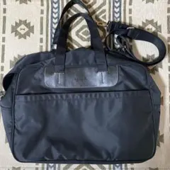 agnes bナイロンボストンバッグ ブラック 黒