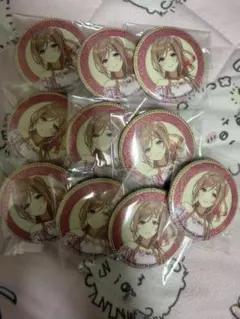 学園アイドルマスター　学マス　中外カフェ　缶バッジ　グリッター　姫崎莉波