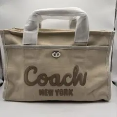 신품 미사용 COACH カーゴトート26 ショルダーバッグ CP158