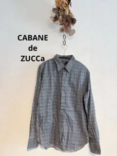 CABANE de ZUCCa 幾何学模様 プリント長袖シャツのサムネイル