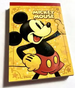 Disneyミッキーマウス シール付きメモ帳 1990年代