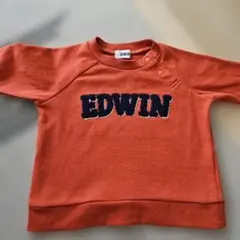EDWIN オレンジ トレーナー サイズ80