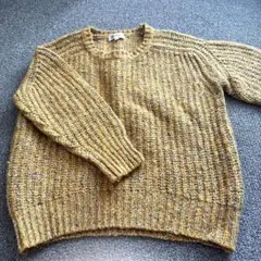 美品　MICHEL KLEIN ミッシェルクラン38 ニット セーター 長袖　M