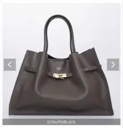 VIOLAd'ORO トートバッグ V-1497 D/TAUPE/BLACK