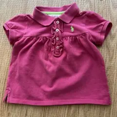 Ralph Lauren ピンク ベビーポロシャツ 12M