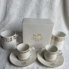 COACH エスプレッソカップ・ソーサー & マグカップ ペアセット