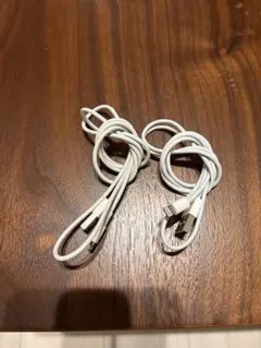 ホワイト Lightningケーブル 1m 2本セット