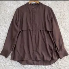 24AW VERMEIL par iena ビエラシアーシャツ ブラウンのサムネイル