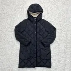 美品 AIGLE エーグル ダウンコート キルティング 黒 ブラック