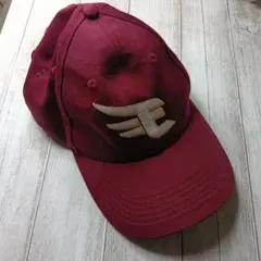 ワインレッド ロゴ付きキャップ