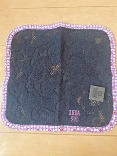 ANNA SUI タオルハンカチ 黒 レースのサムネイル