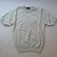 レディース　EAST BOY グレー 半袖ニットセーター