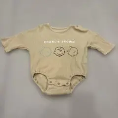 SNOOPY ワッフル ロンパース カバーオール