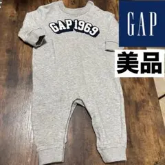 人気！GAP 1969 グレー ロンパース6〜12M