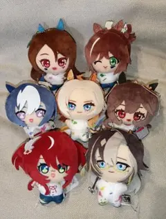 ナムコ限定□ウマ娘□ぬいぐるみマスコット□全7種コンプセット