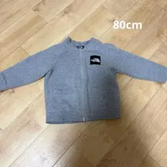 THE NORTH FACE キッズ パーカー グレー 80 サイズ