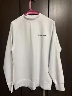 ラフロッグ　STELLA77GOLF モックネック ホワイト