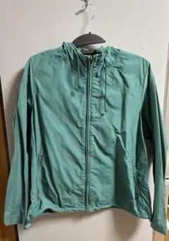 無印良品　グリーン フード付き マウンテンパーカー M