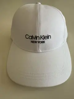【新品】カルバンクライン CALVIN KLEIN キャップ 帽子　ホワイト　白