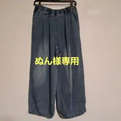 【ぬん様専用】おさるコラボデニム ブルー
