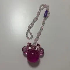 ディズニー 光るペンダント 光るネックレス ピンク 動作確認済み