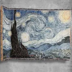 絵画風 マルチカバー ソファカバー ラグ トーマスキンケイド 113x170