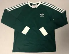 アディダス オリジナルス 長袖Tシャツ 緑 Mサイズ　男女兼用　Adidasのサムネイル