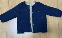 ポロ ダウン ベビーアウター ネイビー 95サイズ 赤ロゴ POLO キッズのサムネイル
