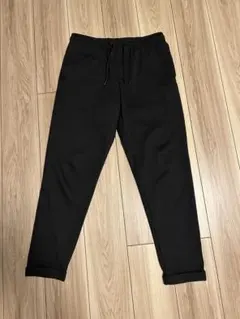 ZARA ブラック スウェットパンツ 裾リブ付き