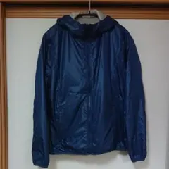 【UNIQLO】型番069327 リバーシブルパーカ ネイビー×グレー【S】